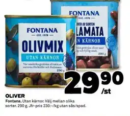Coop FONTANA Oliver erbjuda