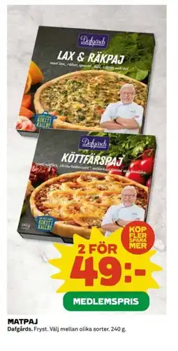 Coop DAFGÅRDS Matpaj erbjuda