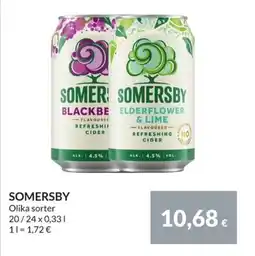 Nielsen Discount Somersby erbjuda