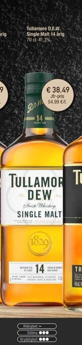 Calle Tullamore Dew Whisky erbjuda