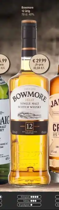 Calle Bowmore Whisky erbjuda