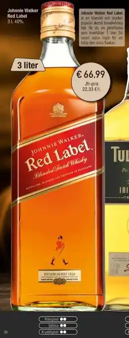 Calle Johnnie Walker Whisky erbjuda