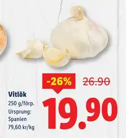 Lidl Vitlök, SEK 19.9 erbjuda