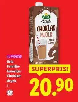 Lidl Arla Familjefavoriter Chokladdryck, SEK 20.9 erbjuda