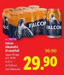 Lidl Falcon Alkoholfri öl smakfull, SEK 29.9 erbjuda