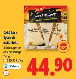 Lidl Sol&Mar Spansk ostbricka, SEK 44.9 erbjuda