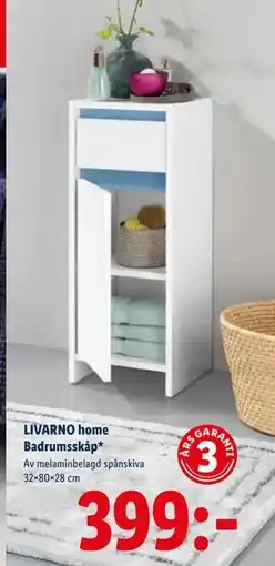Lidl LIVARNO home Badrumsskåp, SEK 399 erbjuda