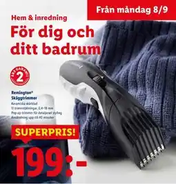 Lidl Remington Skäggtrimmer, SEK 199 erbjuda