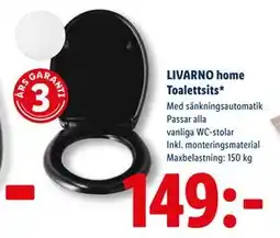 Lidl LIVARNO home Toalettsits, SEK 149 erbjuda