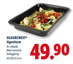 Lidl SILVERCREST Ugnsform, SEK 49.9 erbjuda