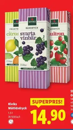 Lidl Kiviks Måltidsdryck, SEK 14.9 erbjuda