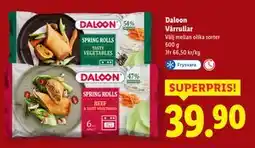 Lidl Daloon Vårrullar, SEK 39.9 erbjuda