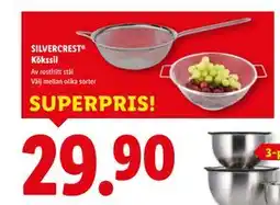 Lidl SILVERCREST Kökssil, SEK 29.9 erbjuda