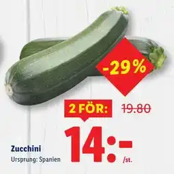 Lidl Zucchini, SEK 14 erbjuda