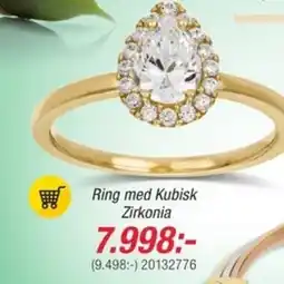 Guldfynd Ring med Kubisk Zirkonia erbjuda