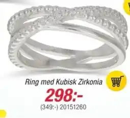 Guldfynd Ring med Kubisk Zirkonia erbjuda