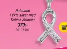 Guldfynd Halsband i äkta silver med Kubisk Zirkonia erbjuda