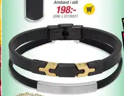 Guldfynd Armband i stål erbjuda