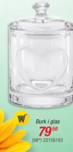 Guldfynd Burk i glas erbjuda