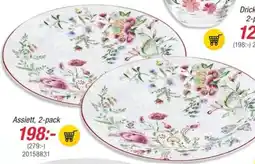 Guldfynd Assiett, 2-pack erbjuda