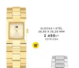 Guldfynd KLOCKA I STÅL 20,50 X 25,20 MM erbjuda
