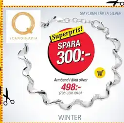 Guldfynd Armband i äkta silver erbjuda