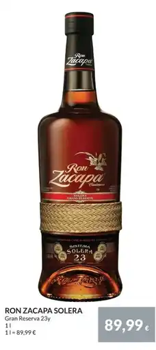 Nielsen Discount Ron zacapa solera erbjuda