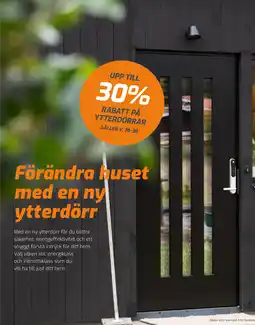 Järnia Förändra huset med en ny ytterdörr erbjuda