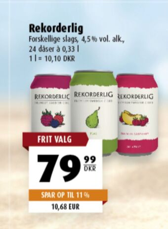Scandinavian Park Rekorderlig Cider RTD-Cider erbjuda