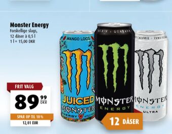 Scandinavian Park Monster Energidryck erbjuda