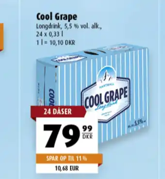 Scandinavian Park Cool Grape RTD-Cider erbjuda