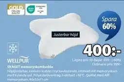 JYSK SKAGET memoryskumkudde, SEK 400 erbjuda
