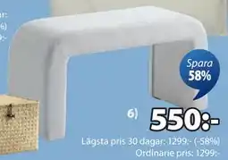 JYSK TUEN bänk, SEK 550 erbjuda