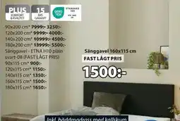 JYSK Sänggavel 160x115 cm, SEK 1500 erbjuda