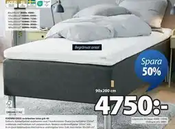 JYSK KVENNA GB20 resårbotten latex grå-40, SEK 4750 erbjuda