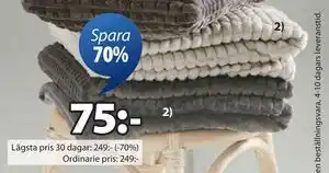 JYSK HAGTORN fleecepläd., SEK 75 erbjuda