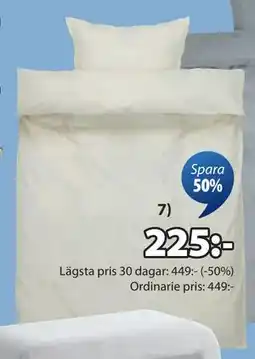 JYSK ELLIE påslakanset, SEK 225 erbjuda