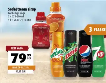 Scandinavian Park Sodastream Drinkmix erbjuda