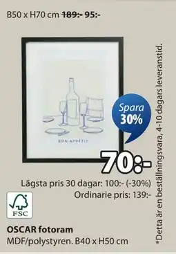 JYSK OSCAR fotoram erbjuda