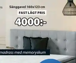 JYSK Sänggavel 160x123 cm, SEK 4000 erbjuda