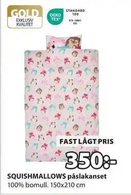 JYSK SQUISHMALLOWS påslakanset, SEK 350 erbjuda