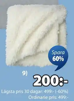 JYSK BALLBLOM pläd, SEK 200 erbjuda