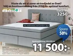JYSK TEVLA GC60 kontinentalsäng grå-29, SEK 11500 erbjuda