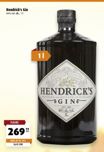 Scandinavian Park Hendricks Gin erbjuda