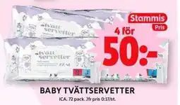 ICA Maxi Baby tvättservetter erbjuda