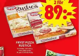 ICA Maxi Dr.Oetker Fryst pizza rustica erbjuda