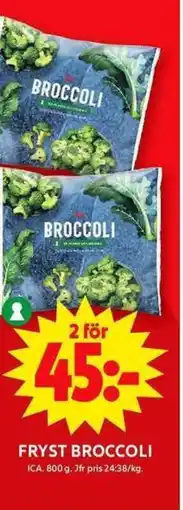 ICA Maxi ICA Fryst broccoli erbjuda