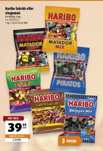 Scandinavian Park Haribo Godispåsar erbjuda