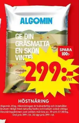 ICA Maxi ALGOMIN Höstnäring erbjuda