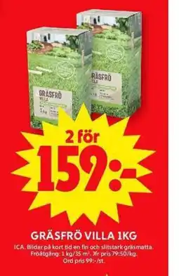 ICA Maxi Gräsfrö villa erbjuda